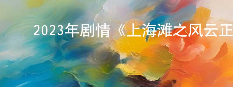 白淑莲的动漫综艺大全,2023年剧情《上海滩之风云正道》HD国语中字迅雷下载_电影天堂